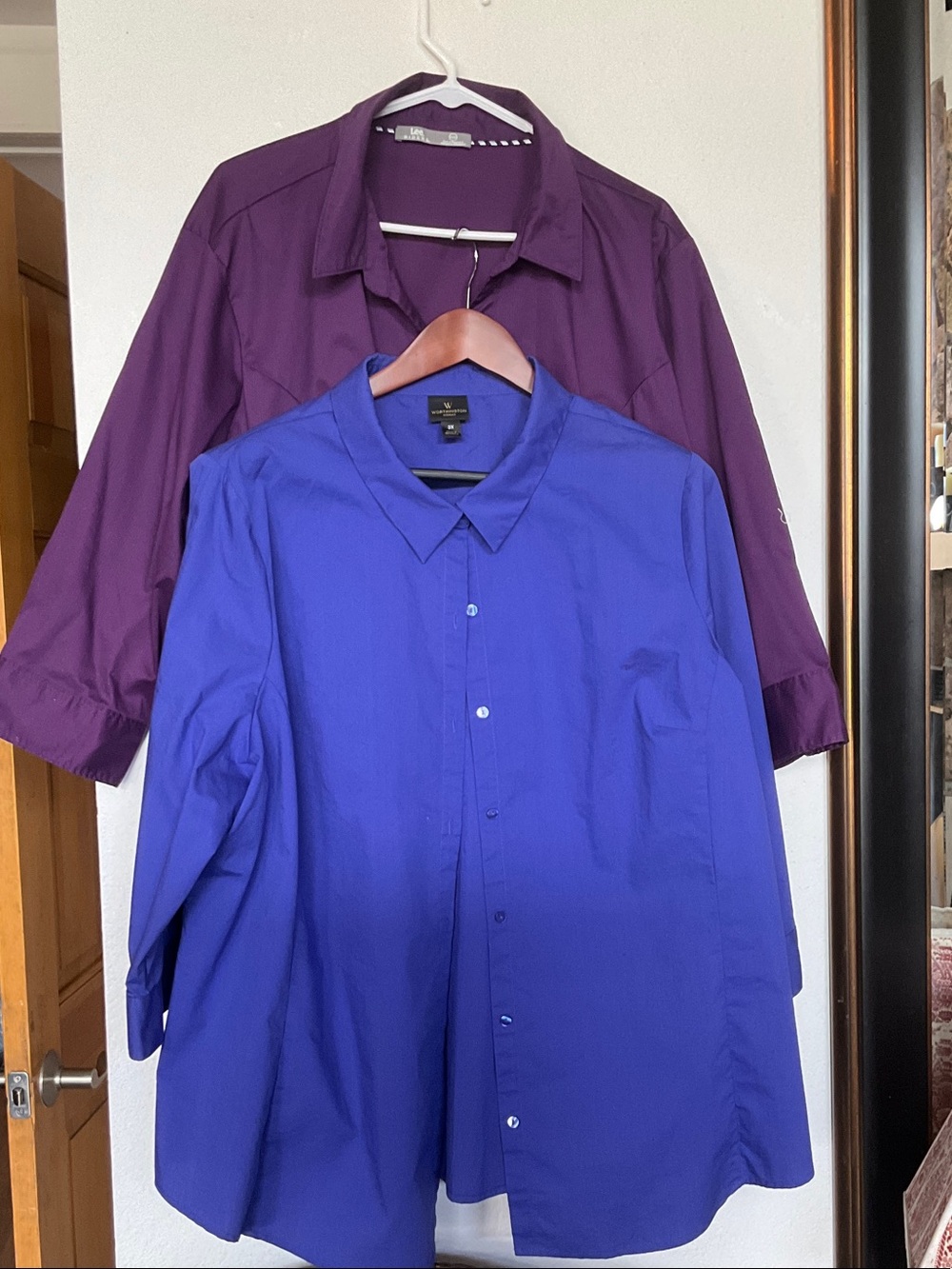 Classic Women’s Button Down Shirts 3X